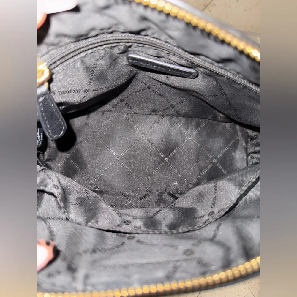 Michael Kors Black & Gold Crossbody - Picture 10 of 15